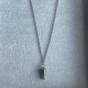 Lady Grey bullet necklace